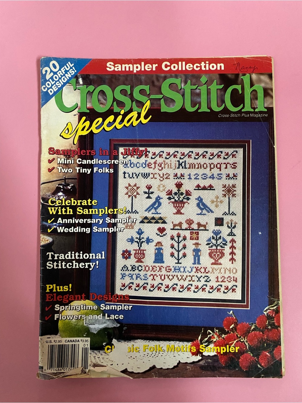 Vintage Cross-Stitch Special Sampler Collection Magazine